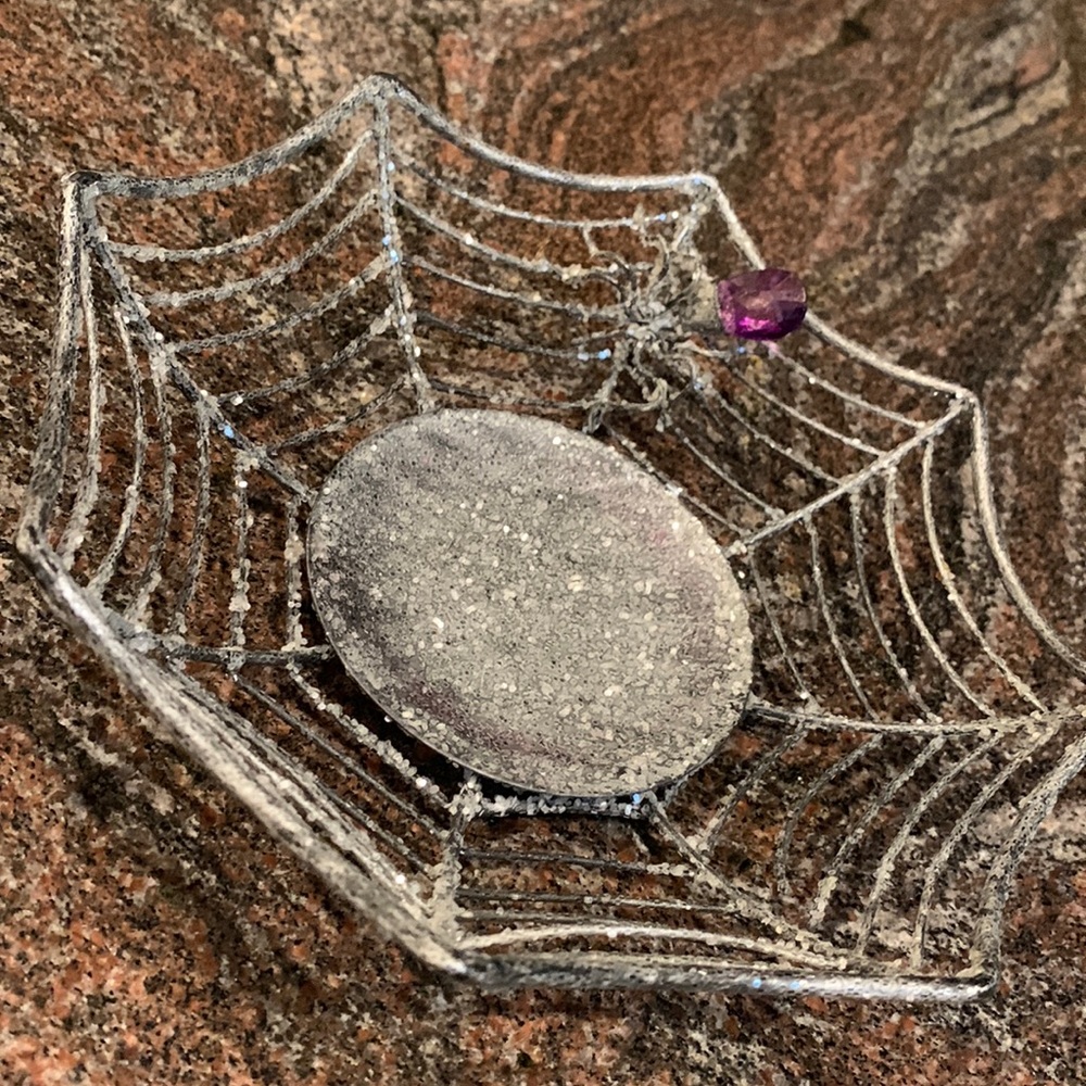 Spider Web Candle Holder